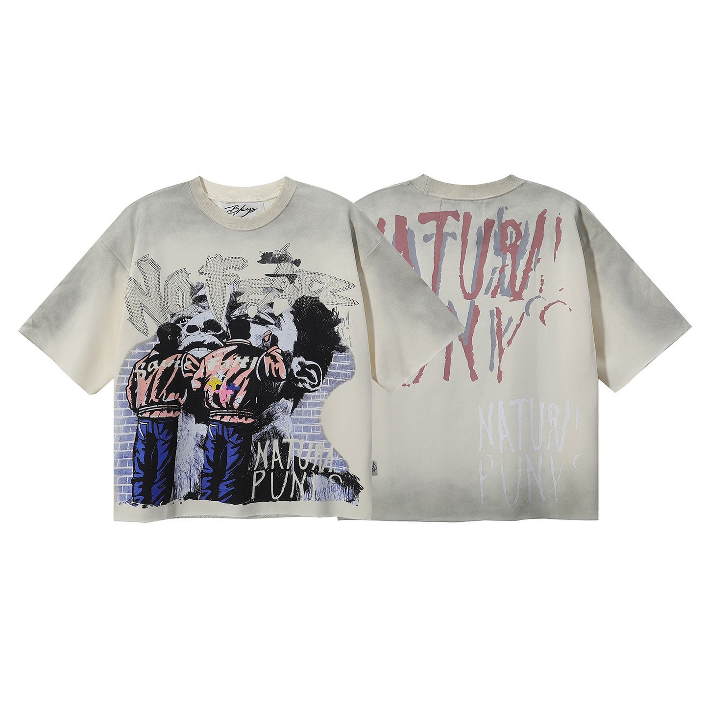 BKYS Natural Punks F-Terry Cropped T-shirt