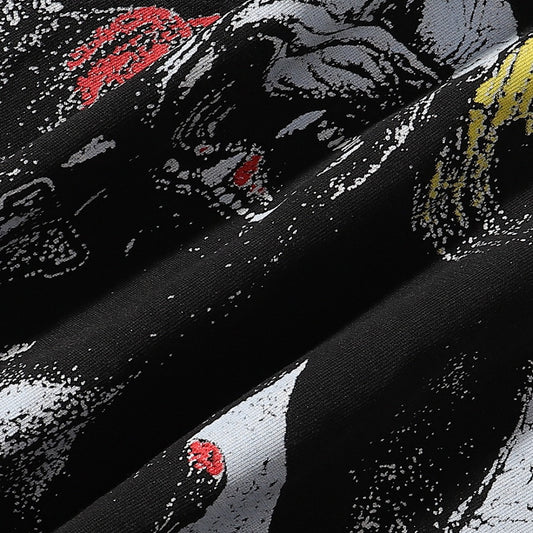 MAJESTIK Bulldog Football Graphic Crop Tee