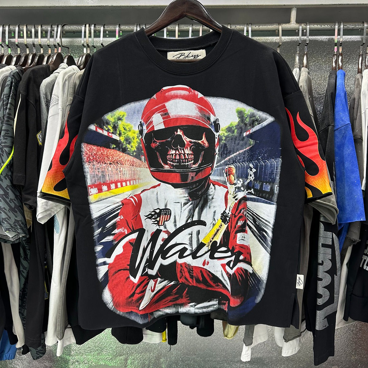 BKYS Waves F-Terry Cropped T-Shirt