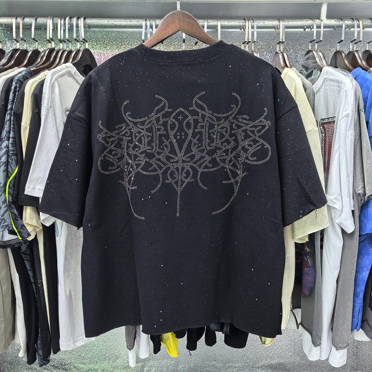 BK017，BKYS Rock F-Terry Cropped T-shirt