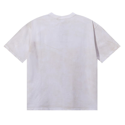 MAJESTIK Solar Garment Dyed Print Crop Tee