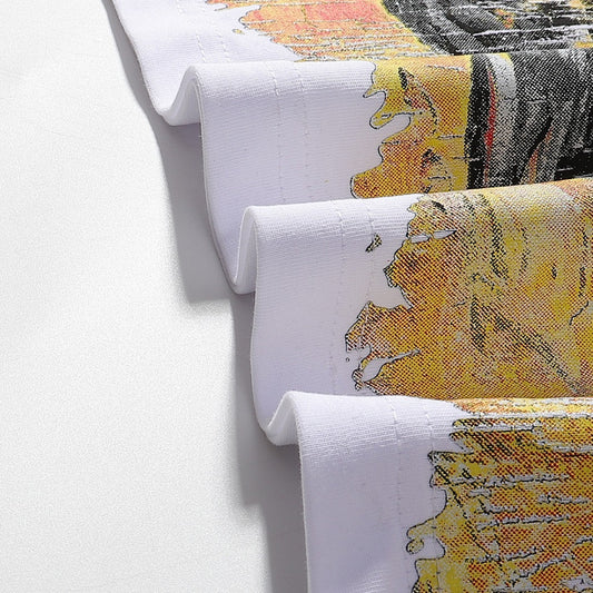 MAJESTIK Cowboy Graphic Crop Tee