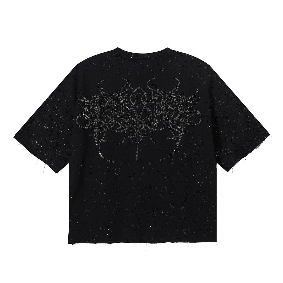 BK017，BKYS Rock F-Terry Cropped T-shirt