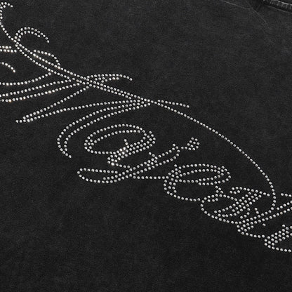 MAJESTIK Bulldog Graphic Crop Tee