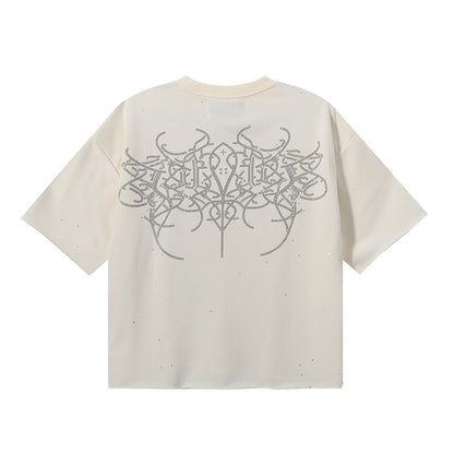 BK017，BKYS Rock F-Terry Cropped T-shirt