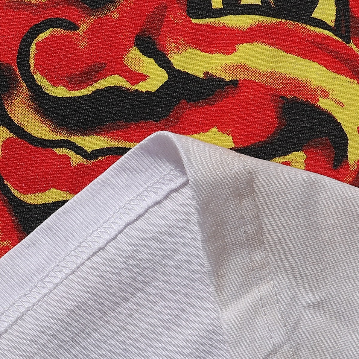 MAJESTIK Solar Garment Dyed Print Crop Tee