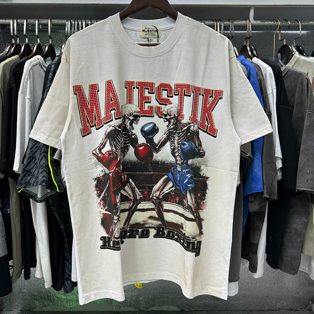 MAJESTIK Pro Boxer Graphic Crop
